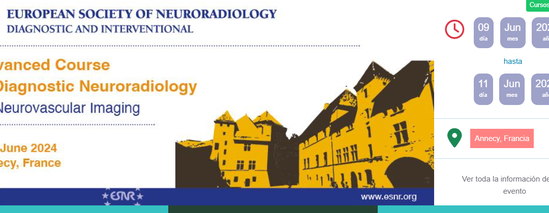 3 Becas Stryker Advanced Course in Diagnostic Neuroradiology on Neurovascular Imaging