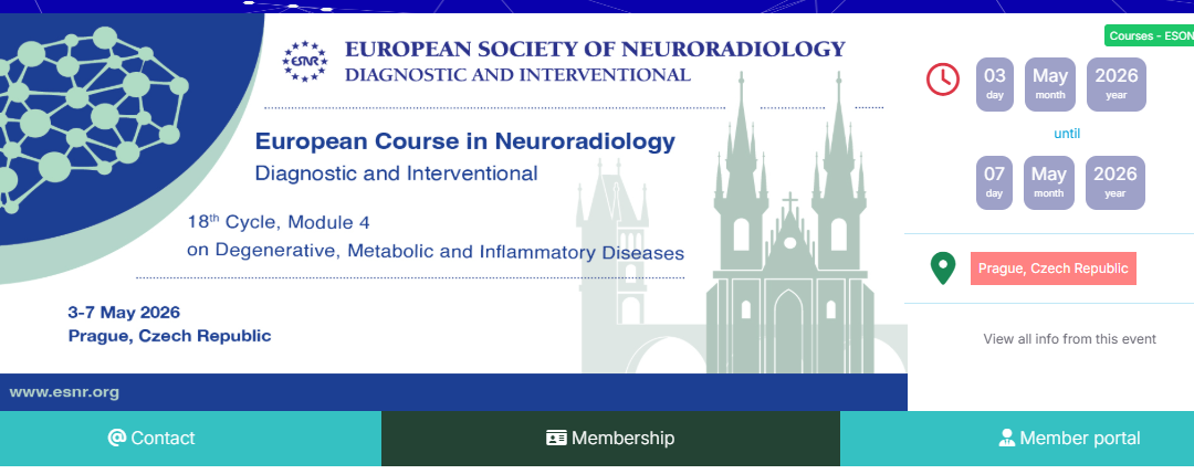 ECNR Course 18th Cycle 4th Module Degenerative, Metabolic and Inflammatory Diseases